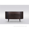 Oval wooden sideboards